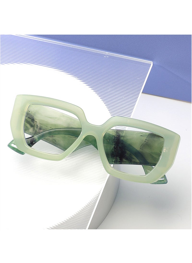 Excefore Blue Light Glasses, Oversized Square Thick Frame Blue Light Glasses for Women Men, Fashion Square Computer Eyeglass Anti Eyestrain and Prevent Headache, Computer Gaming Eyeglasses - Image 2