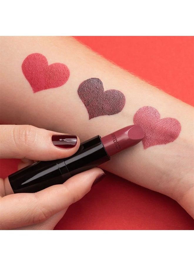ARTDECO Perfect Color Lipstick I red I glide-on lipstick with rich color & plumping effect I creamy, pearly finish I hyaluronic acid has a plumping effect I lip plumper I lip care I makeup I 0.14 Oz  - Image 3