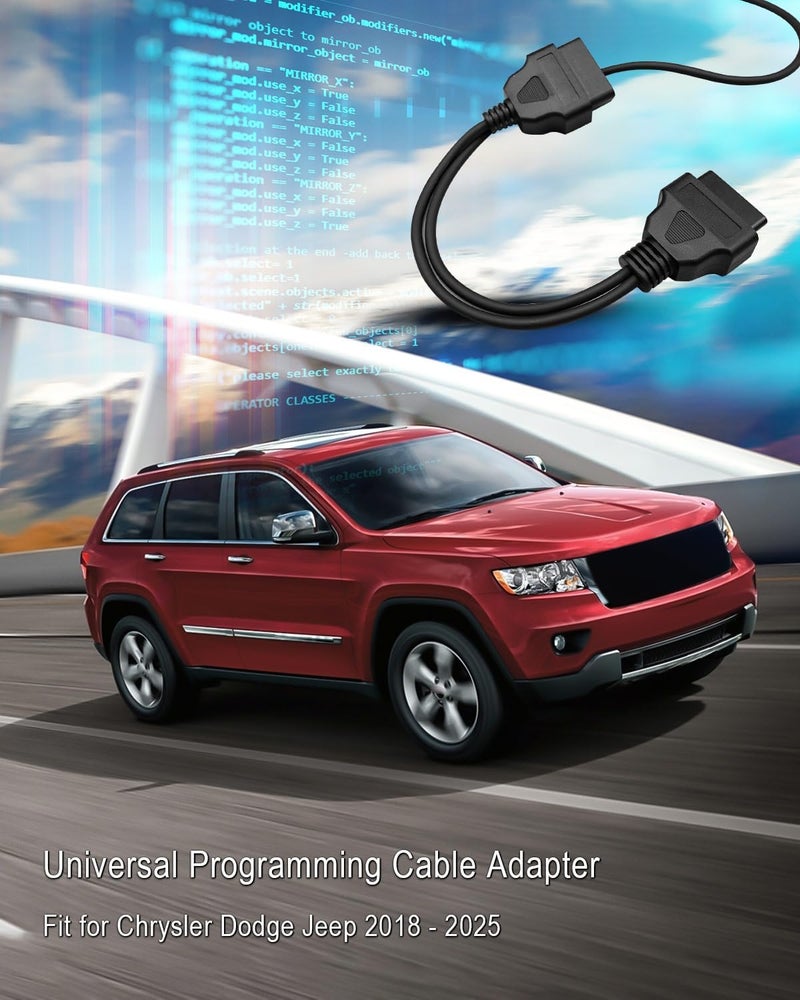 QLZOZB Universal Programming Cable Adapter for Chrysler Dodge Jeep (2018-2025) - Image 2