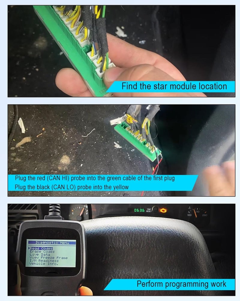 QLZOZB Universal Programming Cable Adapter for Chrysler Dodge Jeep (2018-2025) - Image 3