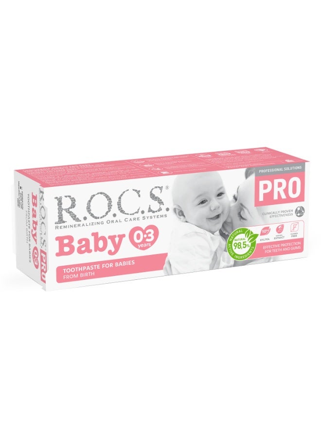 Rocs Toothpaste R.O.C.S. PRO Baby Effective Protection Mild Care, 45 g - Image 3