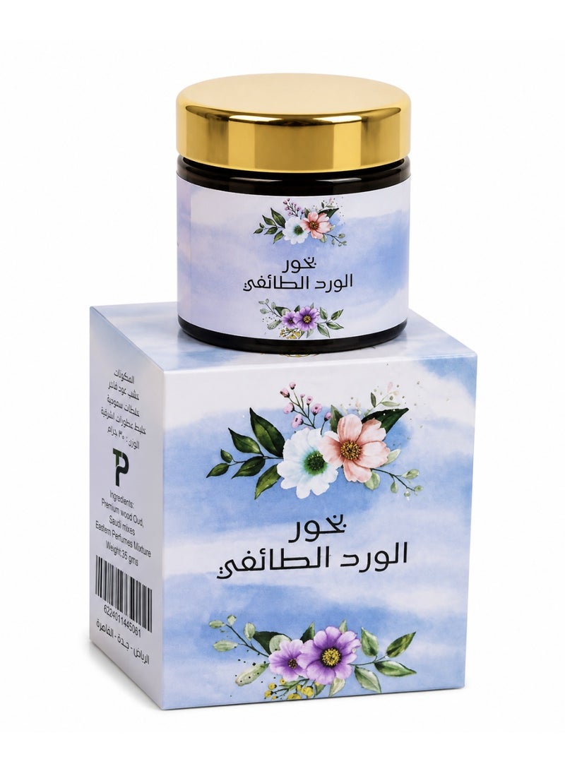 Taifi Rose Bakhoor 35G Premium Saudi Rose Incense Arabic Bakhoor Home Fragrance Luxury Floral Bakhoor