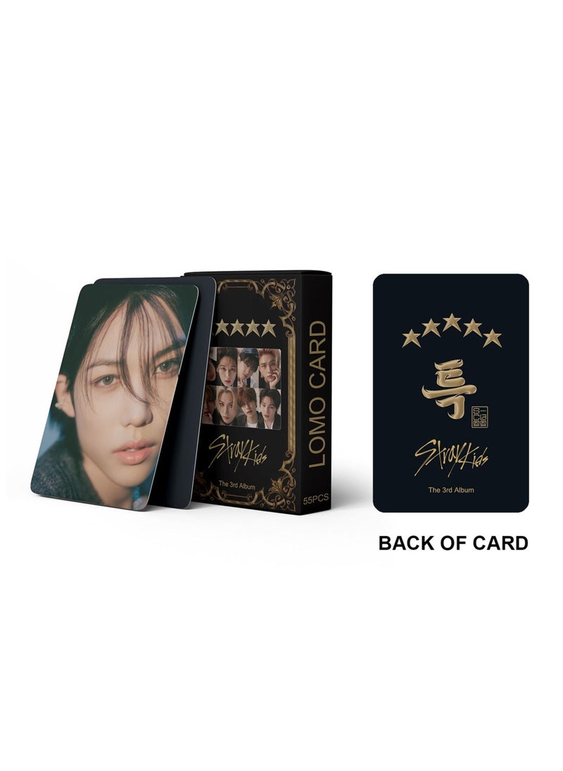 EHOME 55 Piece Stray Kids Photo 5 Star The 3rd Album Lomo Card  - Image 3