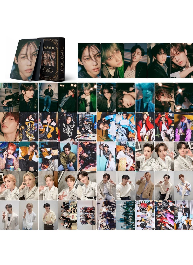 EHOME 55 Piece Stray Kids Photo 5 Star The 3rd Album Lomo Card  - Image 2
