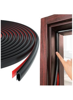 SYKON Door Weather Stripping Door Seal Strip, self-adhesive Rubber Door Insulation Weather Strip For Window And Door Soundproofing D Shape,weather stripping For Door Frame Gap Blocker 