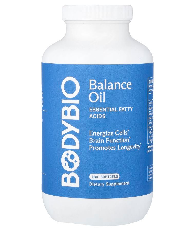 BodyBio Balance Oil Essential Fatty Acids 180 Softgels