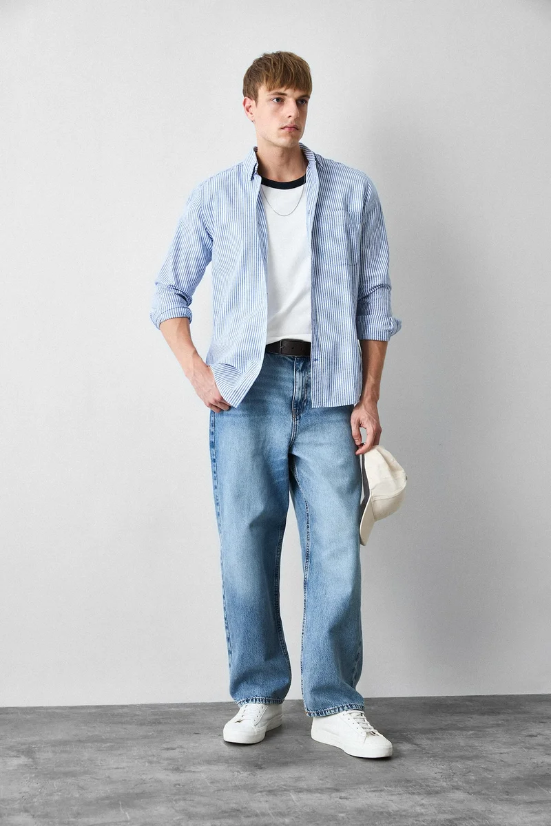 Defacto Baggy Fit Wide Leg Jeans