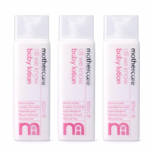 Mothercare All We Know Baby Lotion (300ml, Pack of 3) - Image 1