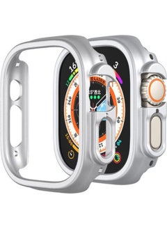 Generic Premium For Apple Watch Ultra 2 - 49mm Series 9 Case Hard PC Shockproof Cover No Screen Protector Silver.  - Image 1
