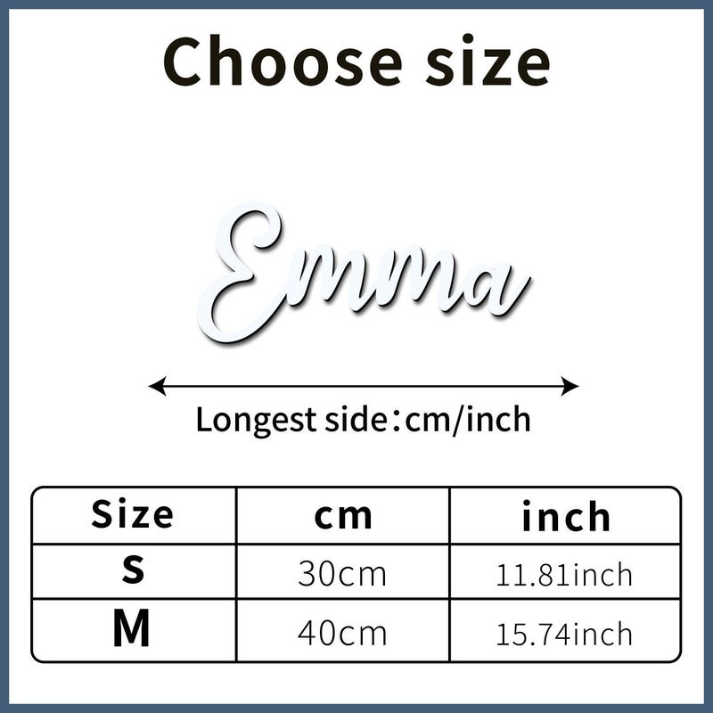 Personalized Wood Nameplate 30cm Battery Free Wall Decor For Home Thanksgiving Gift - Image 2