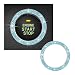 Kewucn Bling Crystal Double Rhinestone Car Engine Start Decoration Ring Sparkling Push Start Button Sticker Key Ignition Knob Ring Decoration Bling Car Interior Accessory Lake Blue - Image 2