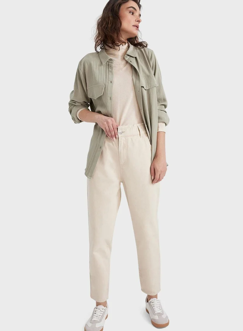 DeFacto High Waist Chinos