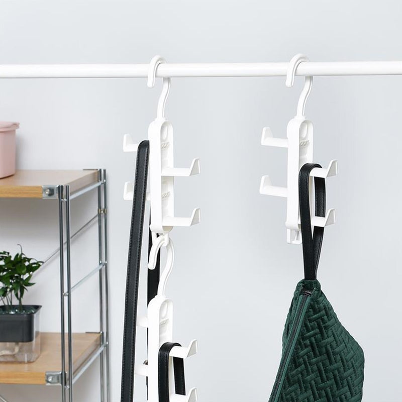 4Pcs Household Tie Hangers Multi-function Scarf Hangers Detachable Bag Hangers Home Accessory - Image 1