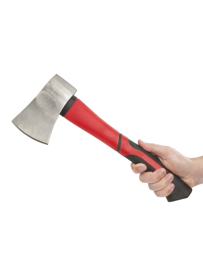 EFFICERE 14-Inch Outdoor Camping Axe and Survival Hatchet, Durable Forged Alloy Steel Blade, Unbreakable Fiberglass Handle with Anti-Slip Grip | Perfect for Wood Splitting, Kindling, Chopping, and Throwing Axe  - Image 5