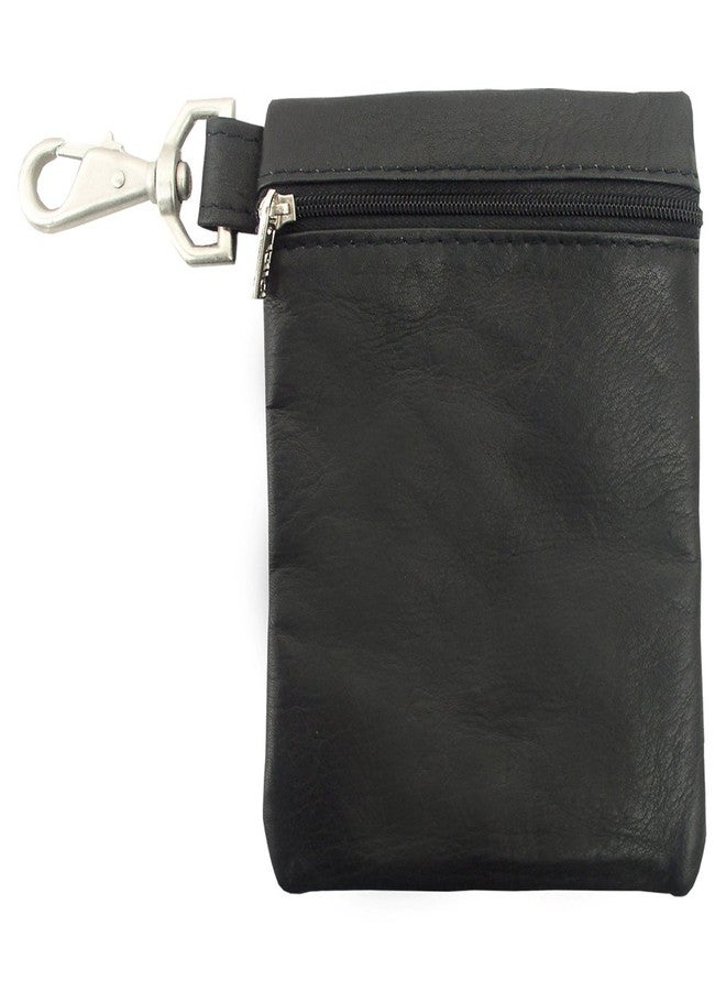 Piel Leather Valuable Pouch, Black, One Size - Image 1