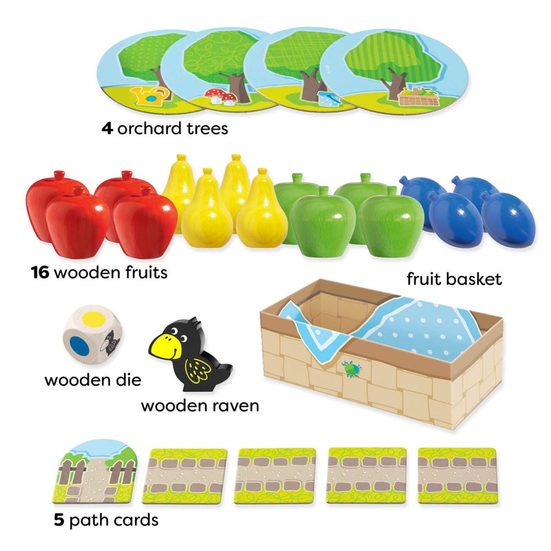 HABA My Very First Games - First Orchard Toddler Game - My First Orchard Game  Cooperative Toddler Board Games for 2 Year Olds - Made in Germany - Image 3