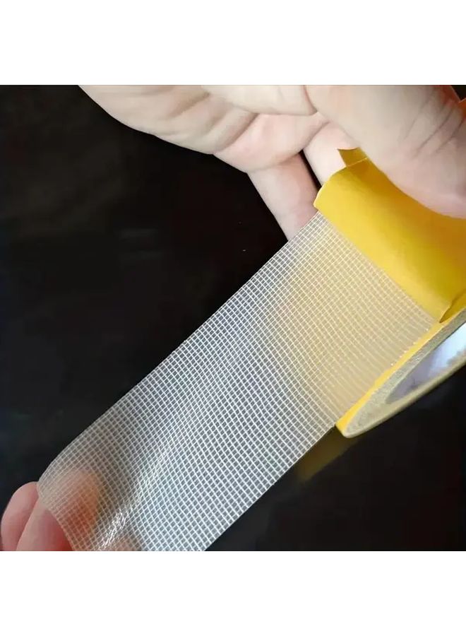 شريط شبكي مزدوج الوجهين بقوة لصق عالية 30 مم × 10 م للتركيب القوي وتغليف السجاد - Image 3