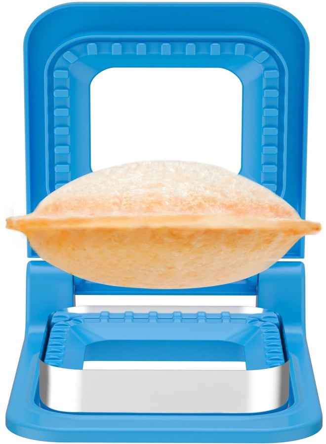 HiYZ Sandwich Cutter and Sealer - Square Stainless Steel Decruster Sandwich Maker - Peanut Butter and Jelly Crustless Sandwich Bread Pancake Maker Cookie Cutter for Kids Children Boys Girls - Image 1