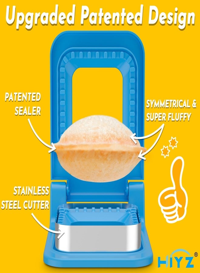 HiYZ Sandwich Cutter and Sealer - Square Stainless Steel Decruster Sandwich Maker - Peanut Butter and Jelly Crustless Sandwich Bread Pancake Maker Cookie Cutter for Kids Children Boys Girls - Image 2