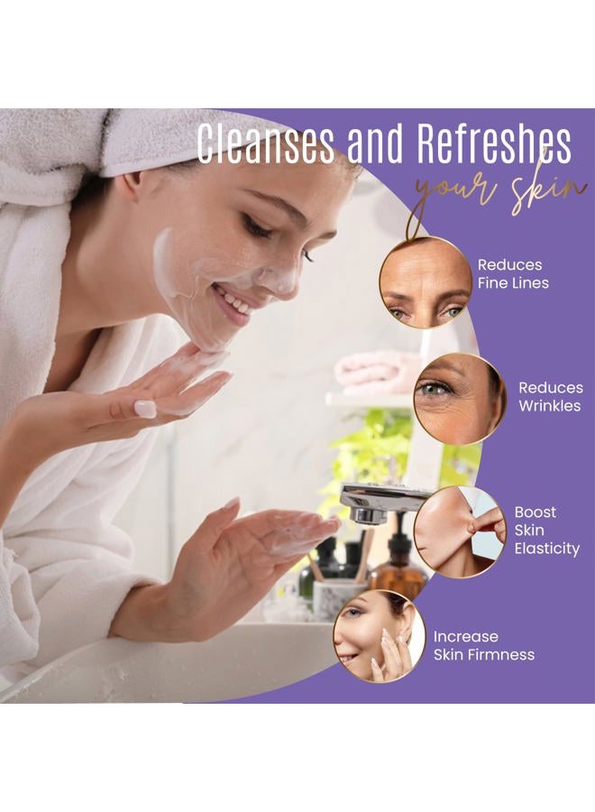 Dermaxgen Firming Peptide Cleanser – 5fl oz Multi-Peptide Facial Cleanser with Vitamin C and Hyaluronic Acid – Anti-Aging Gentle Cleanser for Face – Hydrating Face Cleanser for All Skin Types - Image 3