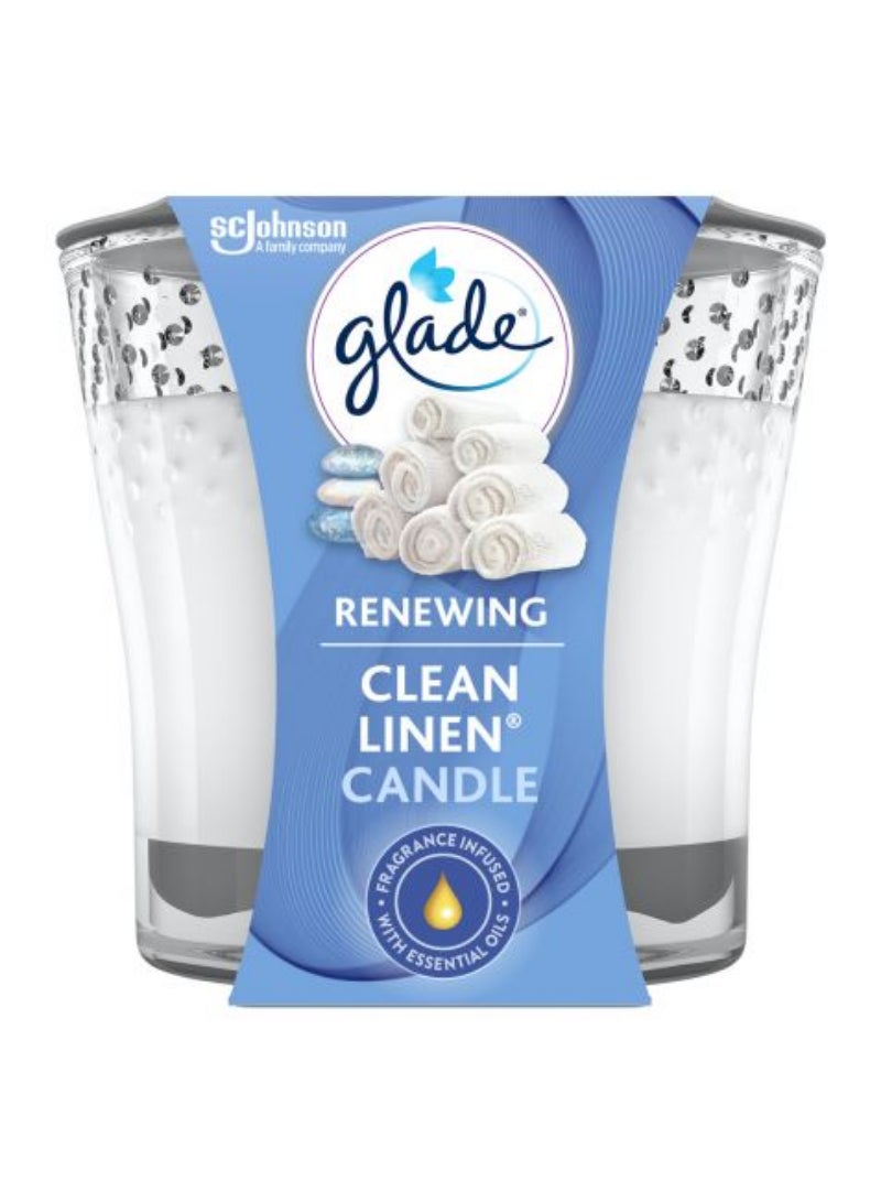 Glade Candle Clean Linen