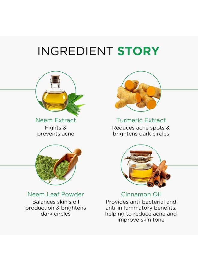 Oshea Herbals Neempure Anti Acne & Pimple Gel Face Wash for Men and Women | Deep Cleansing with Neem Extract & Cinnamon Oil | Controls Sebum, Removes Impurities & Pimples - 50gm - Image 4