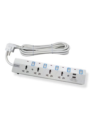 4 Way Extension Socket with USB 5MTR - pzsku/Z633A92345CD8B5A66707Z/45/_/1744291888/b91607bd-fe35-49bc-806e-ccd15e7258c5