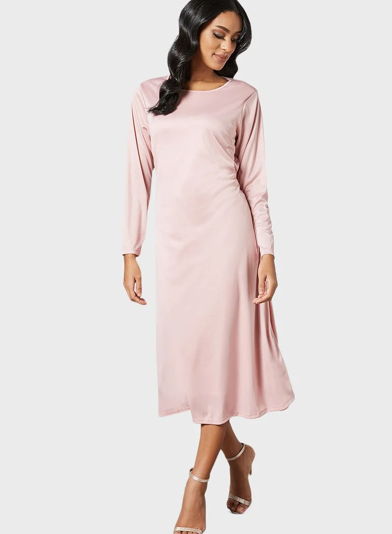 SIVVI for HANIYA Blush Long Sleeve Dress
