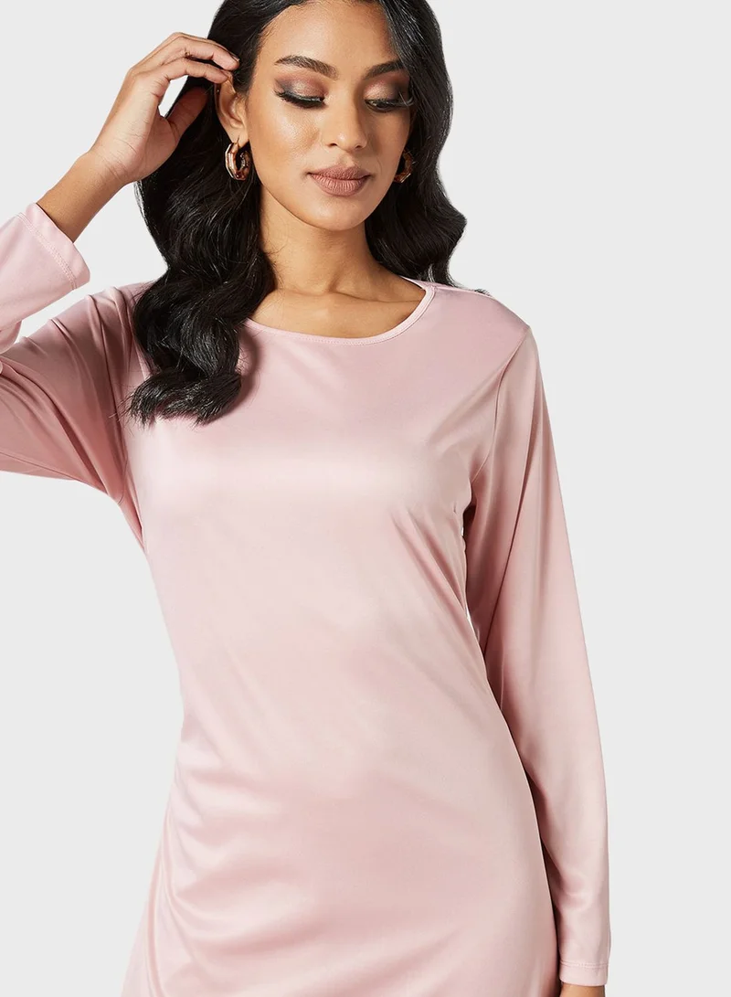 SIVVI for HANIYA Blush Long Sleeve Dress