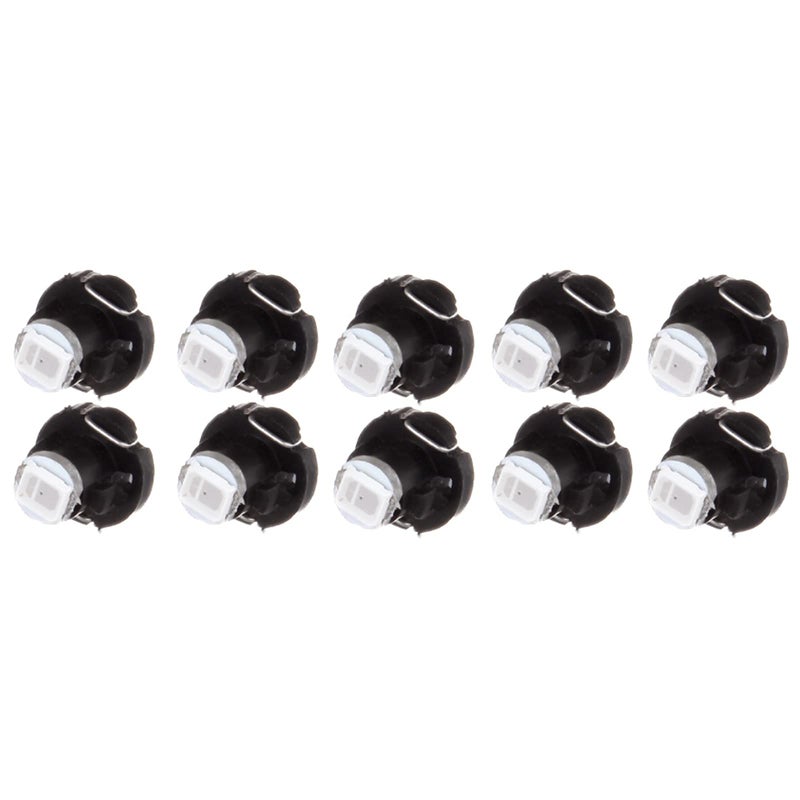 cciyu 10X 2835 SMD T3 Neo Wedge 8mm Red LED Bulb Cluster AC Instrument Panel Dash Lights Bulb