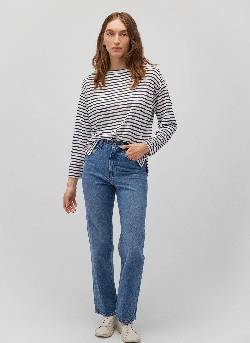 Mavi Striped Crew Neck T-Shirt