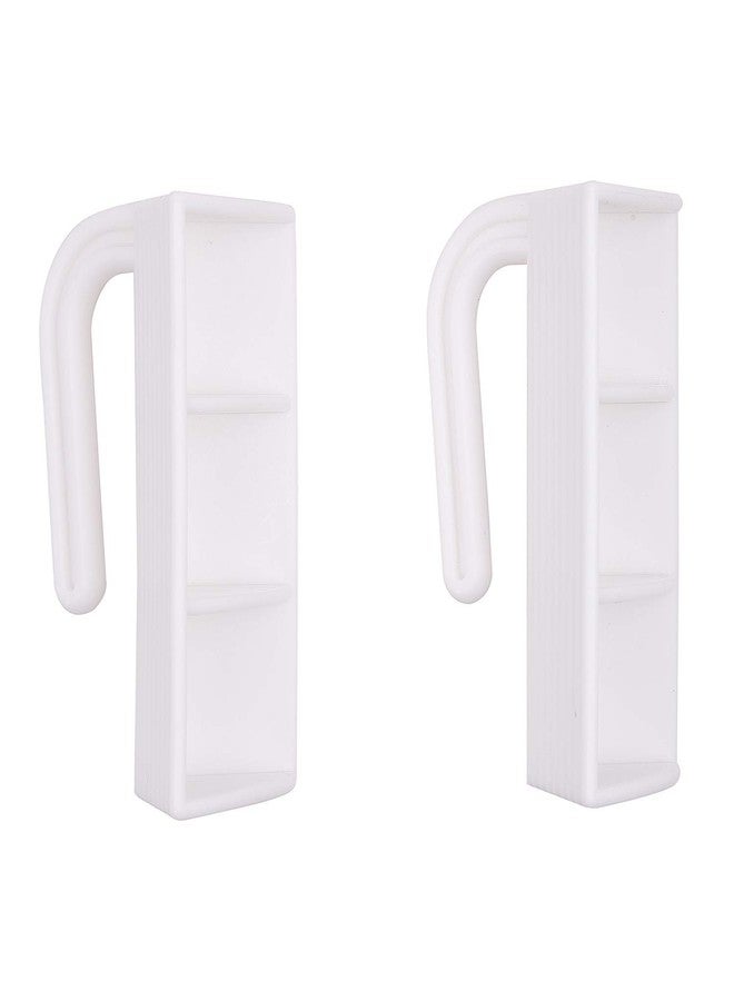 كيتش كيتش قفلان أمان للأطفال الرضع من KitschKitsch® - أقفال مفصلية للحماية من الرياح (أبيض) - Image 1