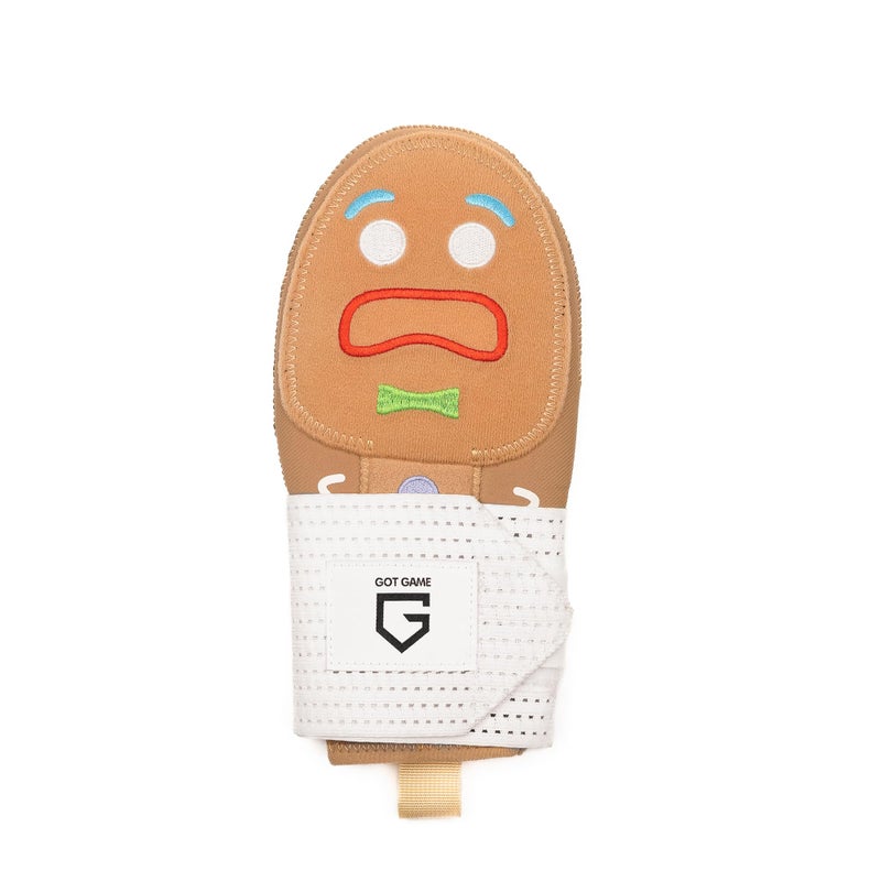 Got Game Baseball Sliding Mitt - Youth and Adult Sizes - Drippy Drip Accessory Gingerbread Man, Ice Cream, Alien, Ninja, Pencil, Cowboy (Gingerbread Man, Youth) - Image 2