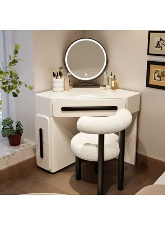 keke Luxury Dressing Table with LED Smart Mirror – Ideal for Bedrooms and Makeup Corners - Image 1