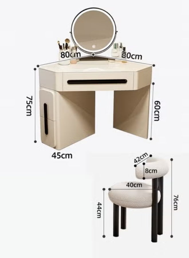 keke Luxury Dressing Table with LED Smart Mirror – Ideal for Bedrooms and Makeup Corners - Image 5