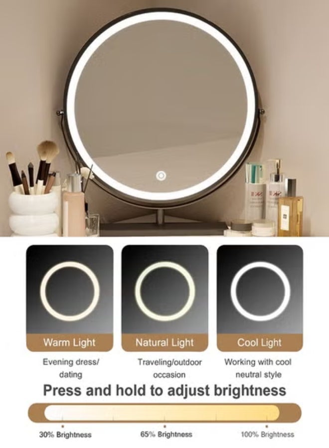 keke Luxury Dressing Table with LED Smart Mirror – Ideal for Bedrooms and Makeup Corners - Image 3
