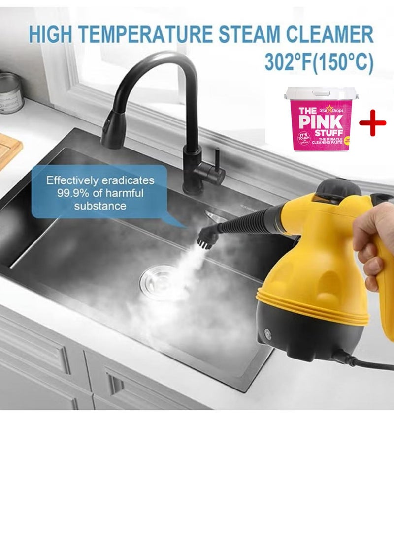 Generic High Pressure Steam Cleaner Mini Steam Steamer for Home Kitchen with Magic Sticker Gift  - Image 2