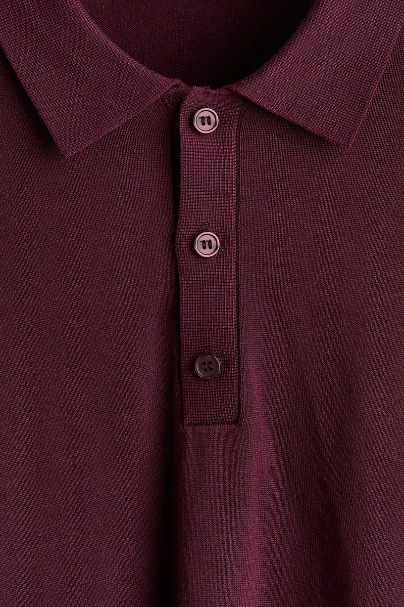 H&M Regular Fit Knitted polo shirt