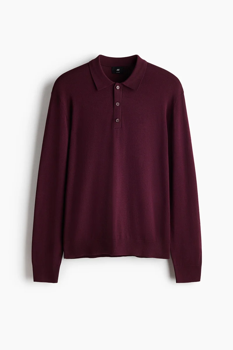 Regular Fit Knitted polo shirt