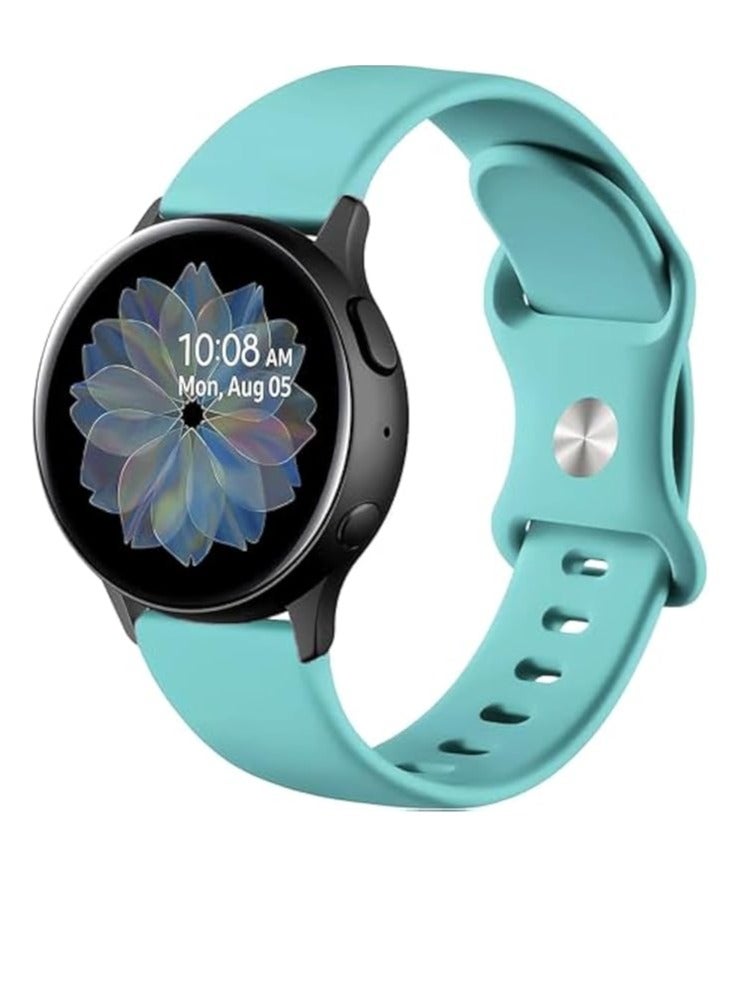 20mm Strap Silicone Band For Samsung Gear Sport/ Samung Watch 4/Watch 5 /Watch 5 Pro /S2 classic/active 2 40mm 44mm/Amazfit GTS 3/ GTS 4/4 Mini/Bip 3/Pro/GTS 2 mini/GTS 2e/Bip U/U Pro - Image 3