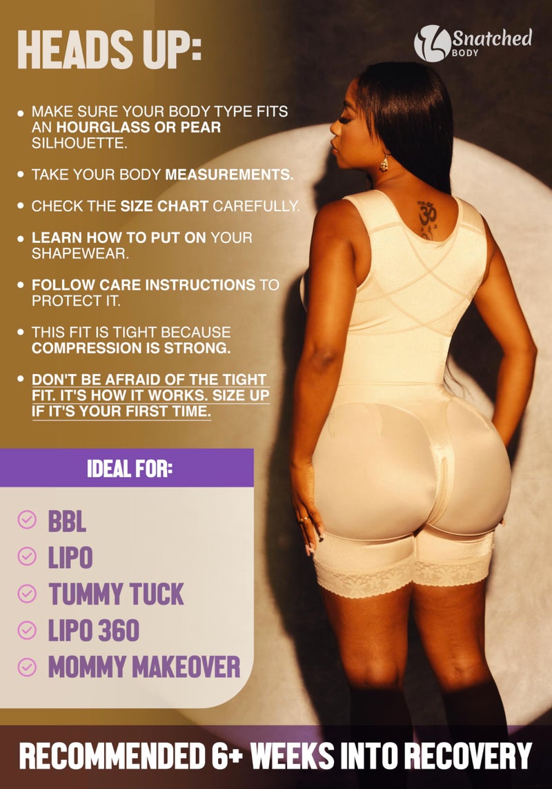 Snatched Body Stage 2 Faja with Bra | Best Body Faja Post-Op & Everyday Shapewear | Fajas Colombianas Moldeadoras Beige M - Image 5