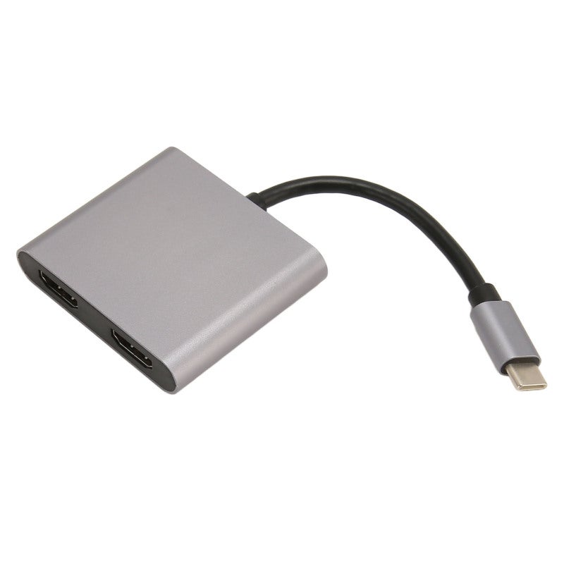 Type C to Dual HD Adapter USB C to Dual HD Docking Station MST Multi Screen Display HD 4K Adapter - Image 1
