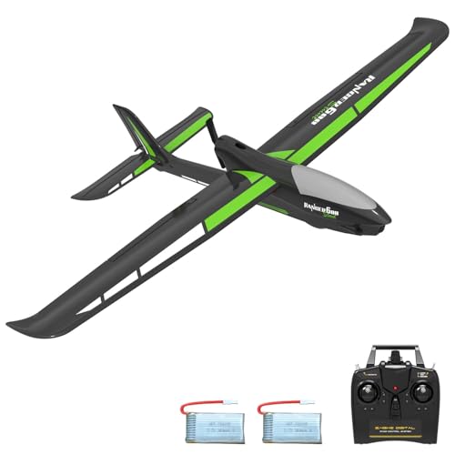VOLANTEXRC RC Plane, 4CH Remote Control Glider Airplane RTF with 6-Axis Gyro, 3 Modes & Aerobatics Easy to Fly, 2.4GHz Radio Controlled Aircraft for Beginners& Adults, Ranger600 Stunt, Black - Image 1