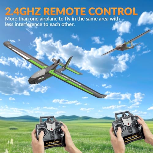 VOLANTEXRC RC Plane, 4CH Remote Control Glider Airplane RTF with 6-Axis Gyro, 3 Modes & Aerobatics Easy to Fly, 2.4GHz Radio Controlled Aircraft for Beginners& Adults, Ranger600 Stunt, Black - Image 4