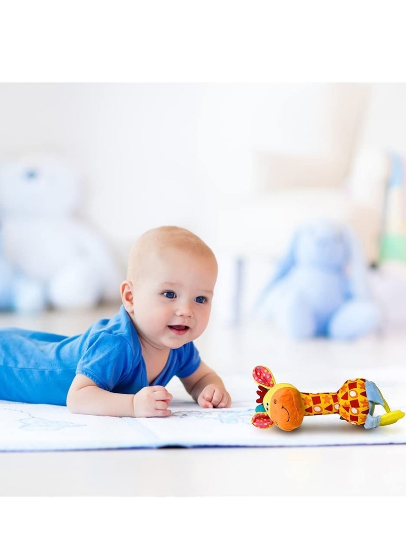 Excefore Baby Rattles Teething Toys, Baby Soft Rattles Shaker, Soft Silicone Ears for Teething Sleep Soother Teething Toy for 0 3 6 9 12 Month Newborn Infant Baby - Image 5