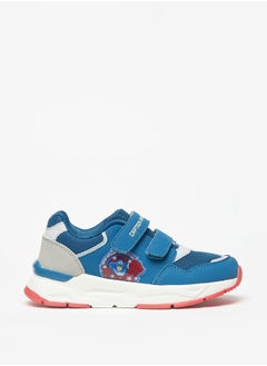 MARVEL Marvel Captain America Print Sneakers with Hook and Loop Closure  - Image 3