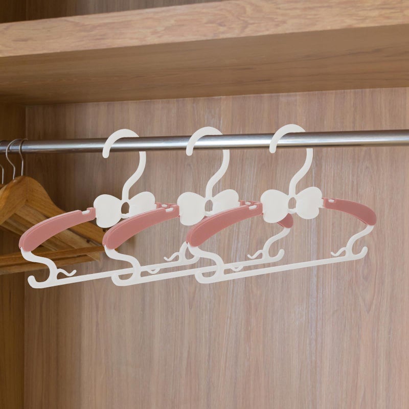 10pcs Telescopic Plastic Hangers For Nursery And Newborn Clothing Closet Organizers - Image 4