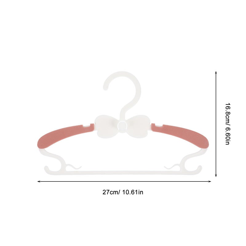 10pcs Telescopic Plastic Hangers For Nursery And Newborn Clothing Closet Organizers - Image 3