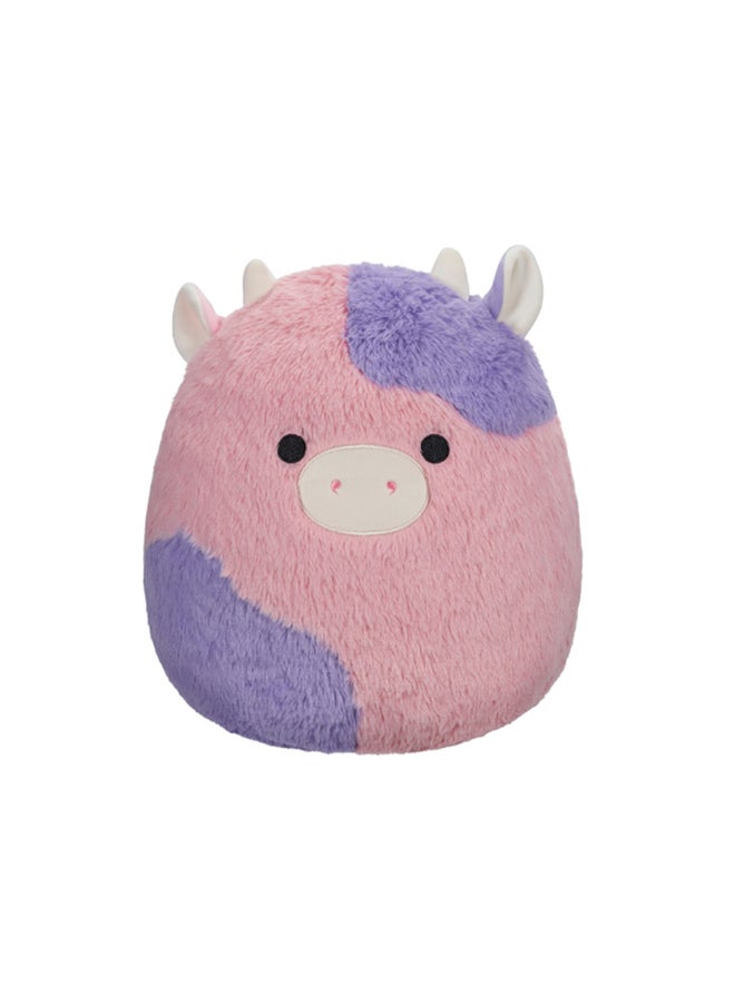 Squishmallows لعبة فوزامالو بقرة وردية وبنفسجية 12 بوصة، معتمدة رسميًا من كيليتو، لعبة قماشية ملونة، هدية للأطفال، للبنات والأولاد، لعبة قابلة للغسل وطرية متعددة الألوان لجميع الأعمار  - Image 1