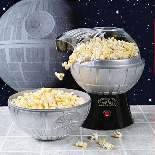 Uncanny Brands Star Wars Death Star Popcorn Maker - Hot Air Style with Removable Bowl - Image 5